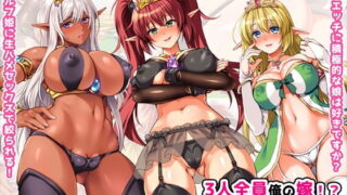 3人全員俺の嫁！？ 美少女エルフと孕ませハーレム！のアイキャッチ画像